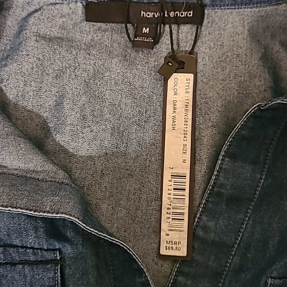 Harve Benard Jean Shirt, New with tags - Picture 4 of 5